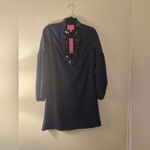 Lilly Pulitzer Navy Midi Dress